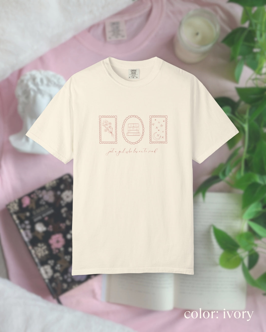 just a girl who loves to read tee