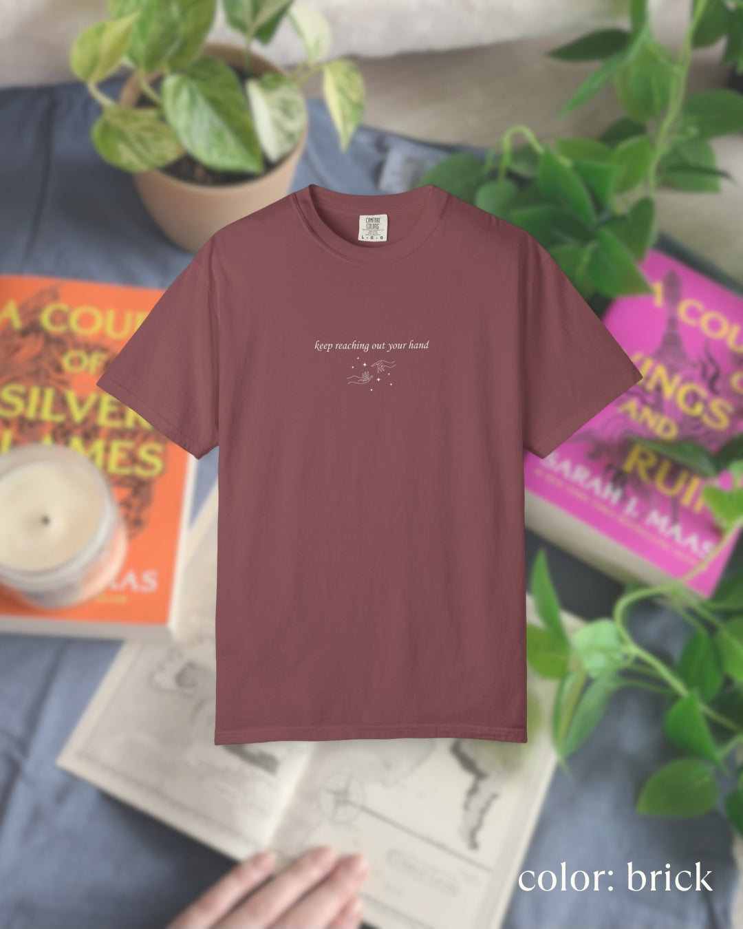 keep reaching out your hand tee