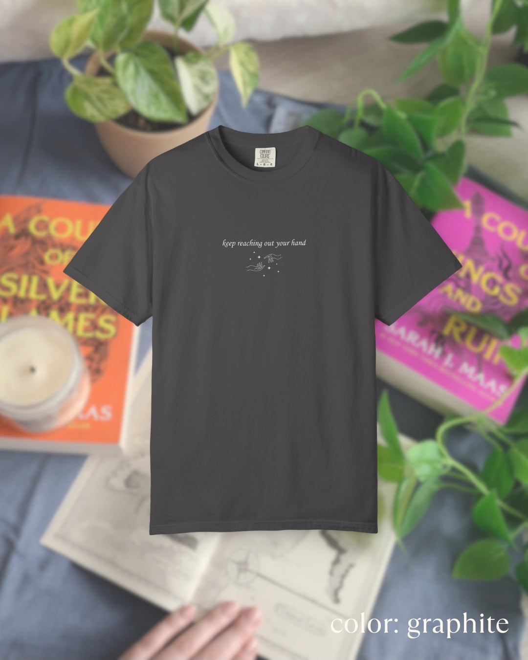 keep reaching out your hand tee