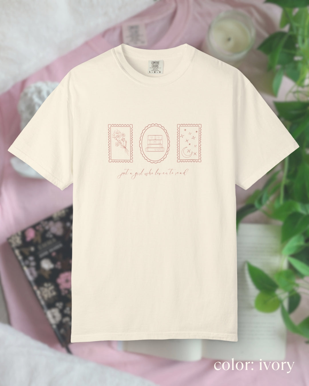 just a girl who loves to read tee