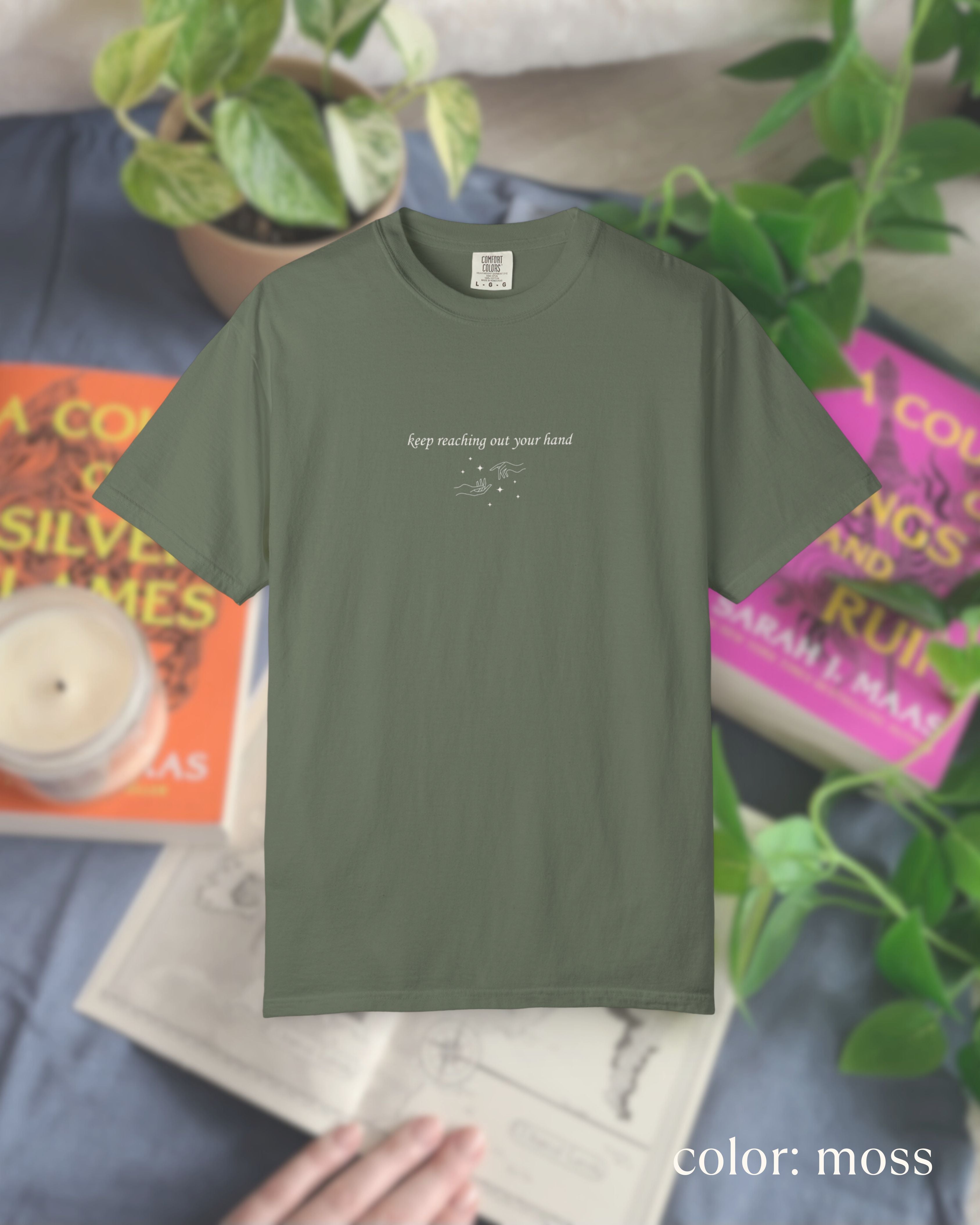 keep reaching out your hand tee