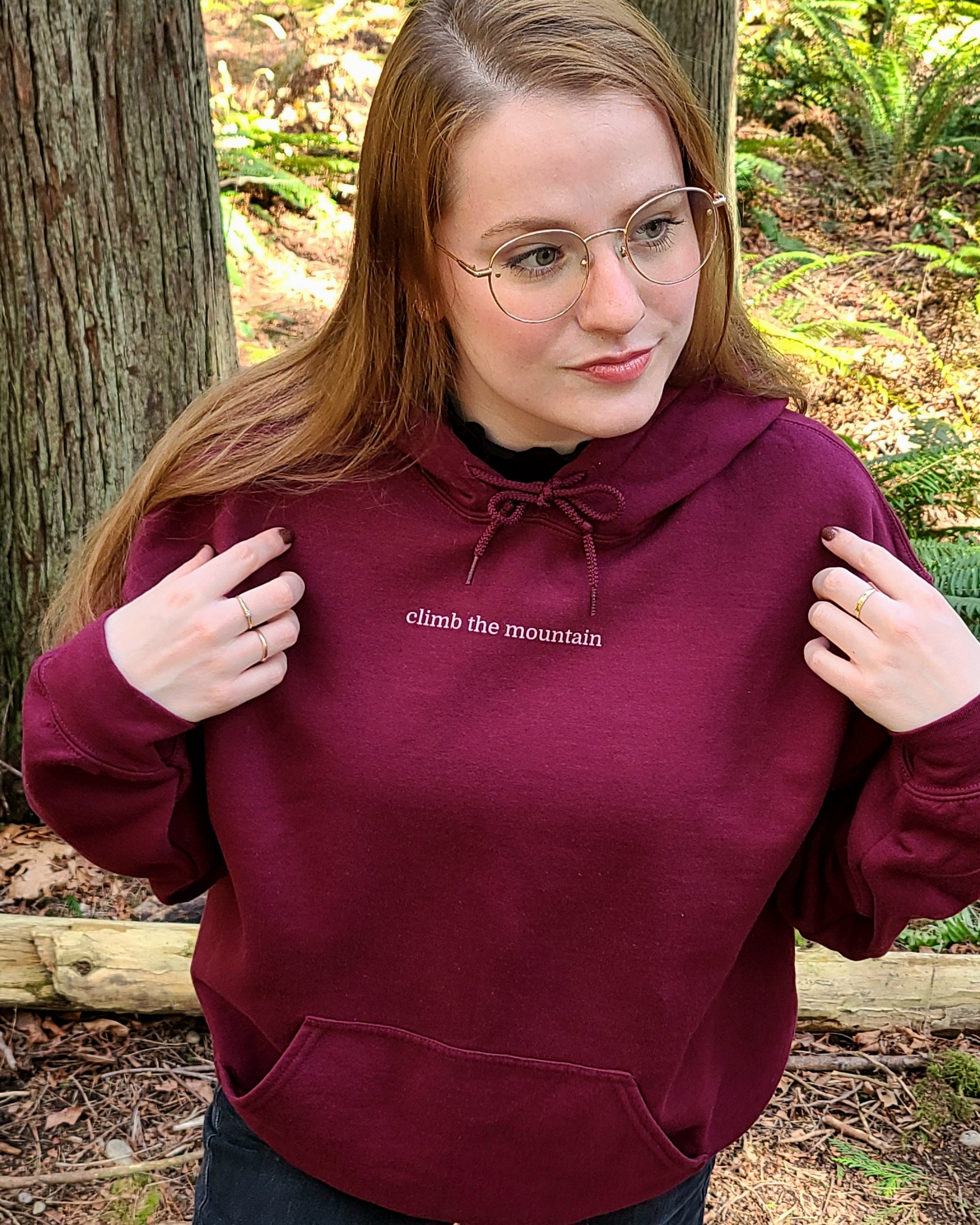 climb the mountain hoodie