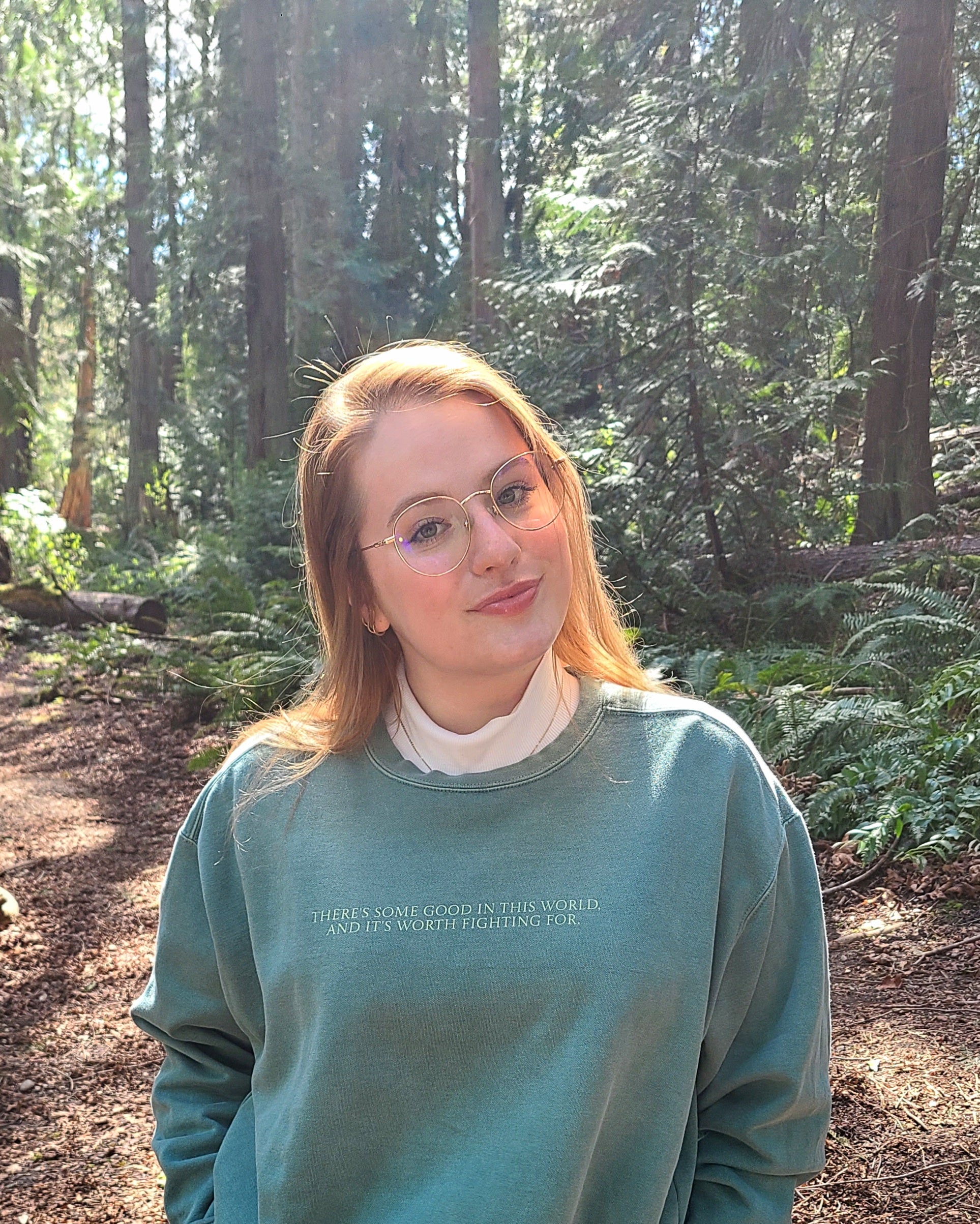 worth fighting for crewneck