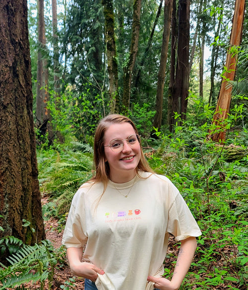 cozy reader tee