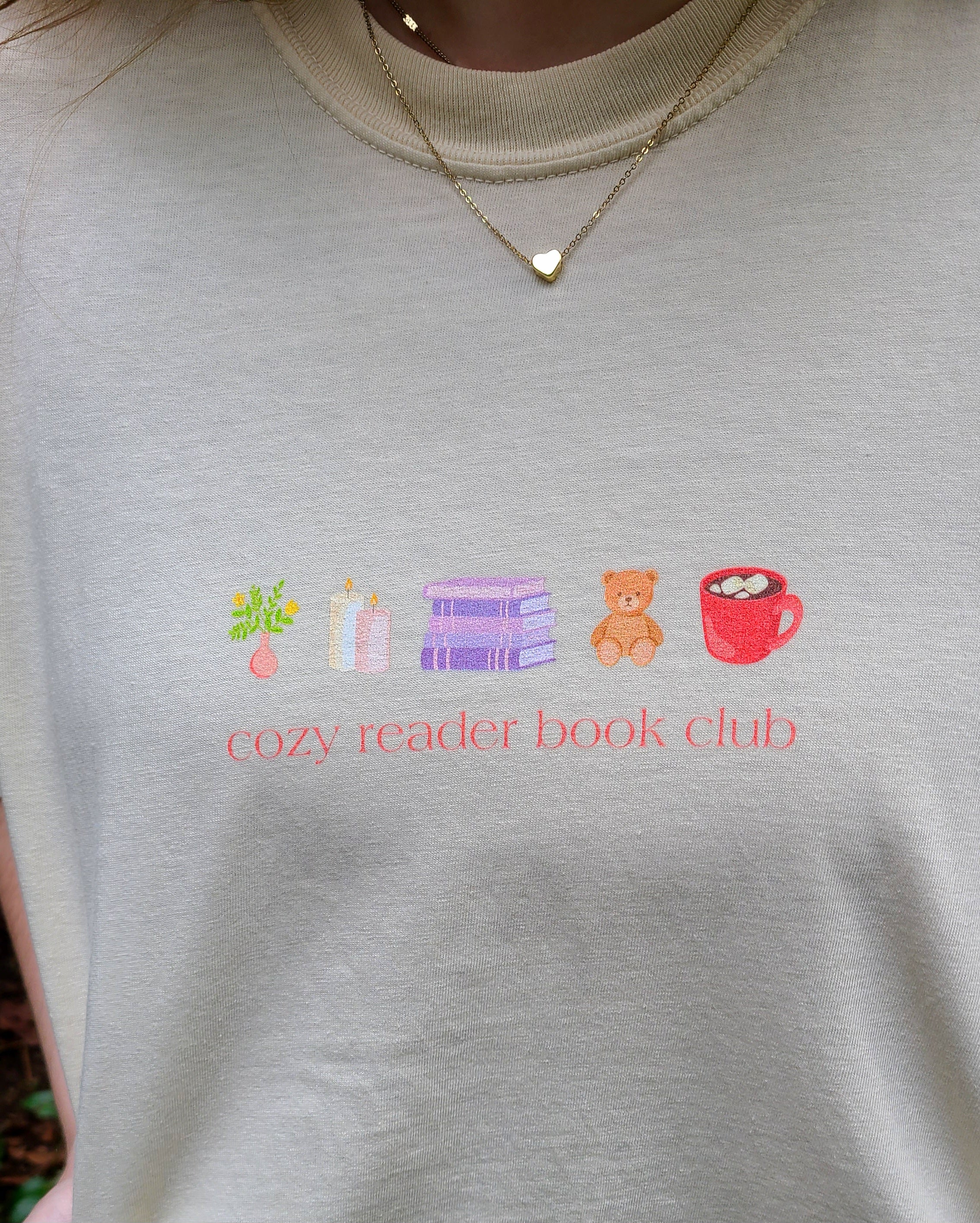 cozy reader tee