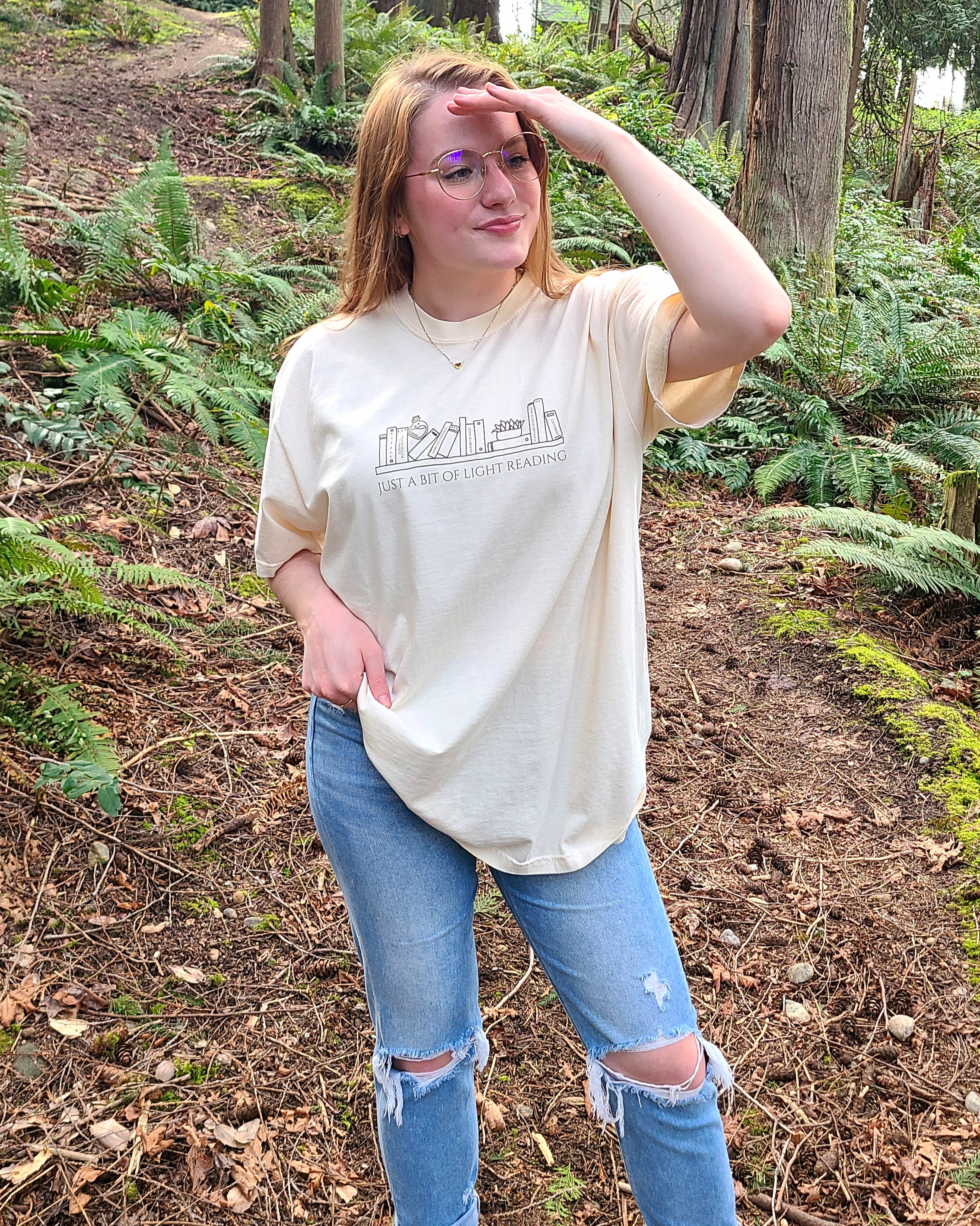 light reading tee