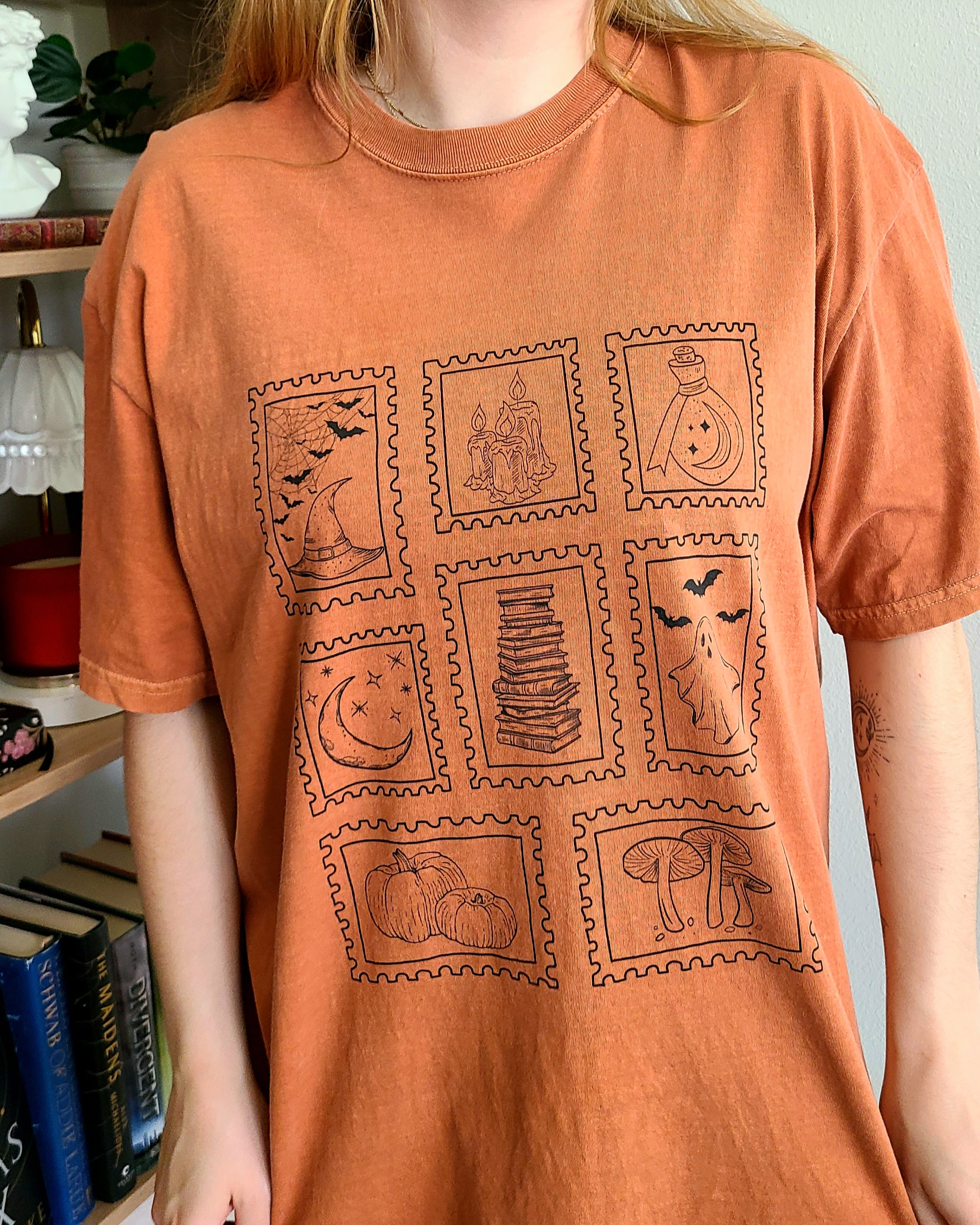autumn stamps tee