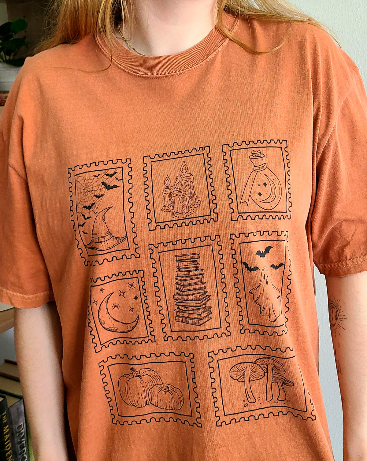 autumn stamps tee