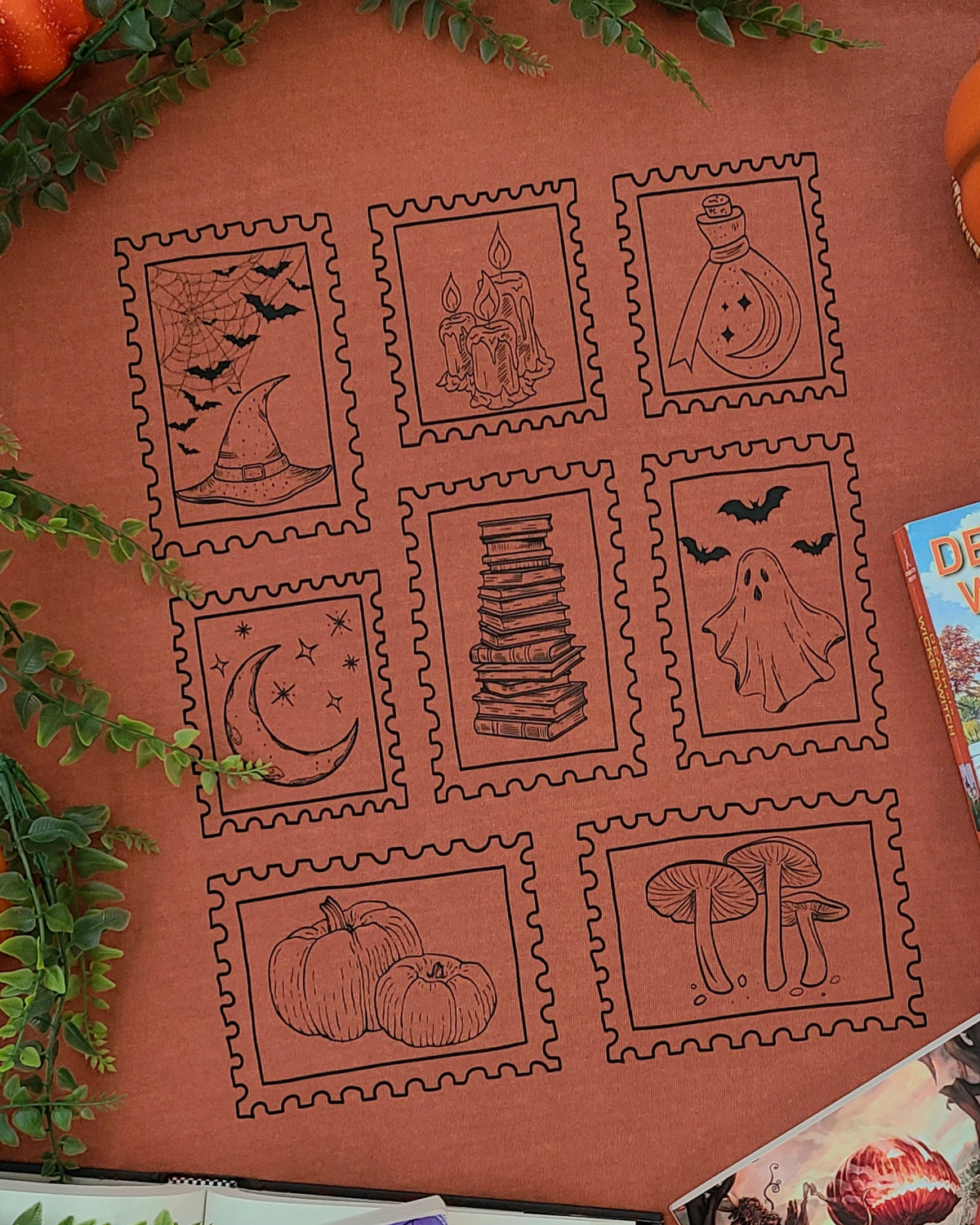 autumn stamps tee