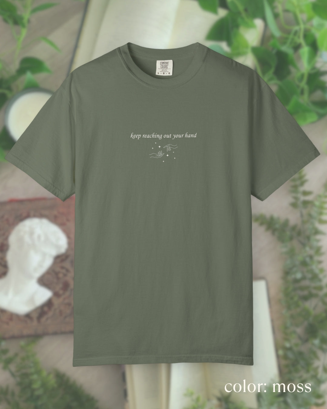 keep reaching out your hand tee