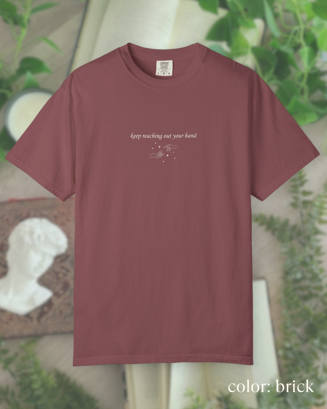 keep reaching out your hand tee