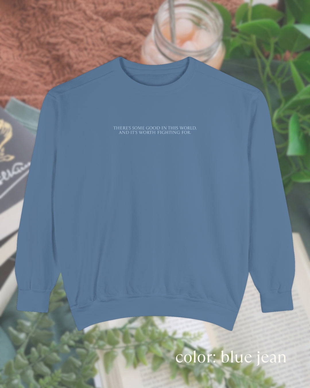 worth fighting for crewneck