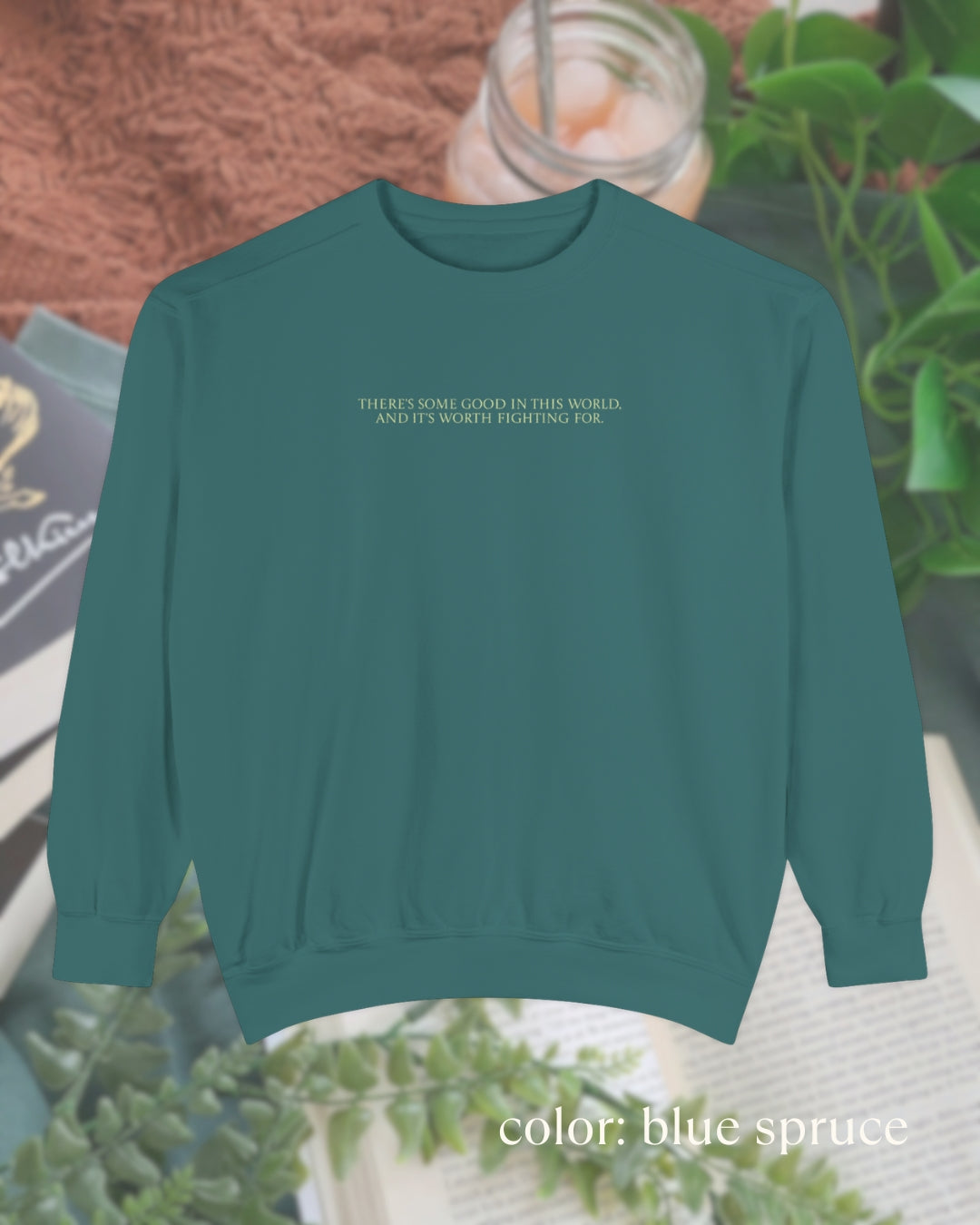 worth fighting for crewneck