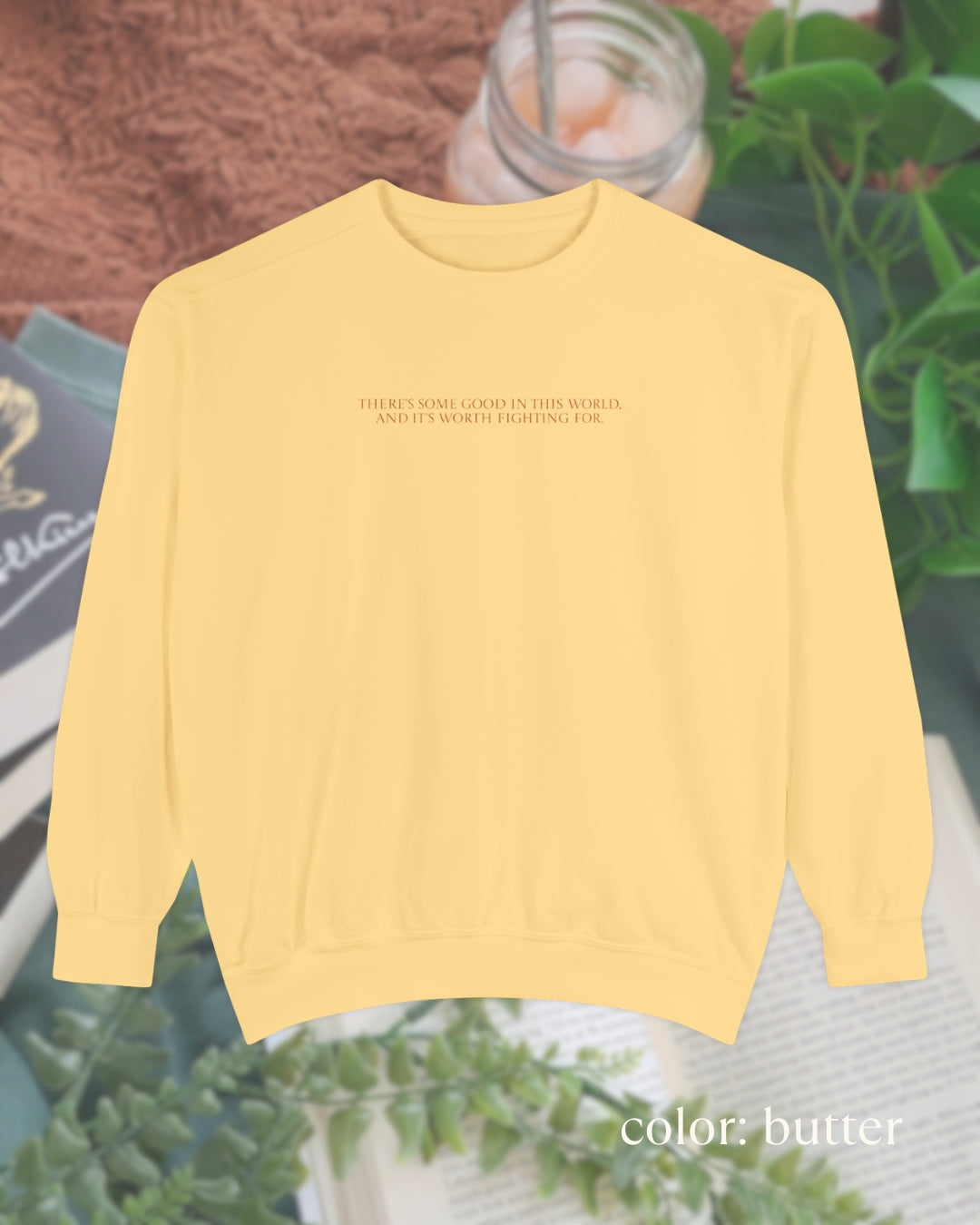 worth fighting for crewneck