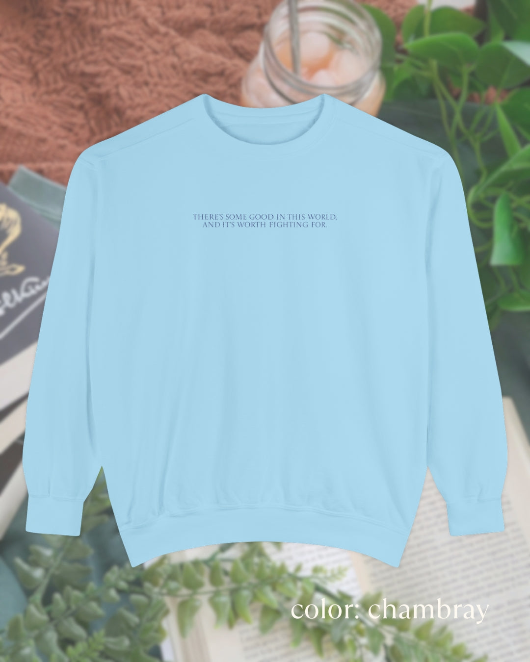 worth fighting for crewneck