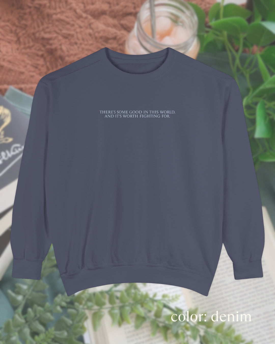 worth fighting for crewneck
