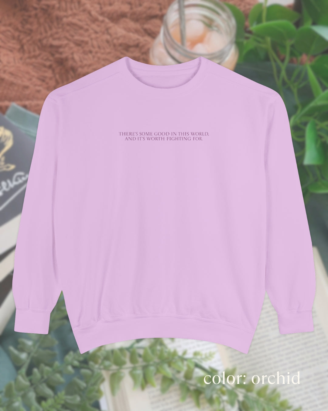 worth fighting for crewneck