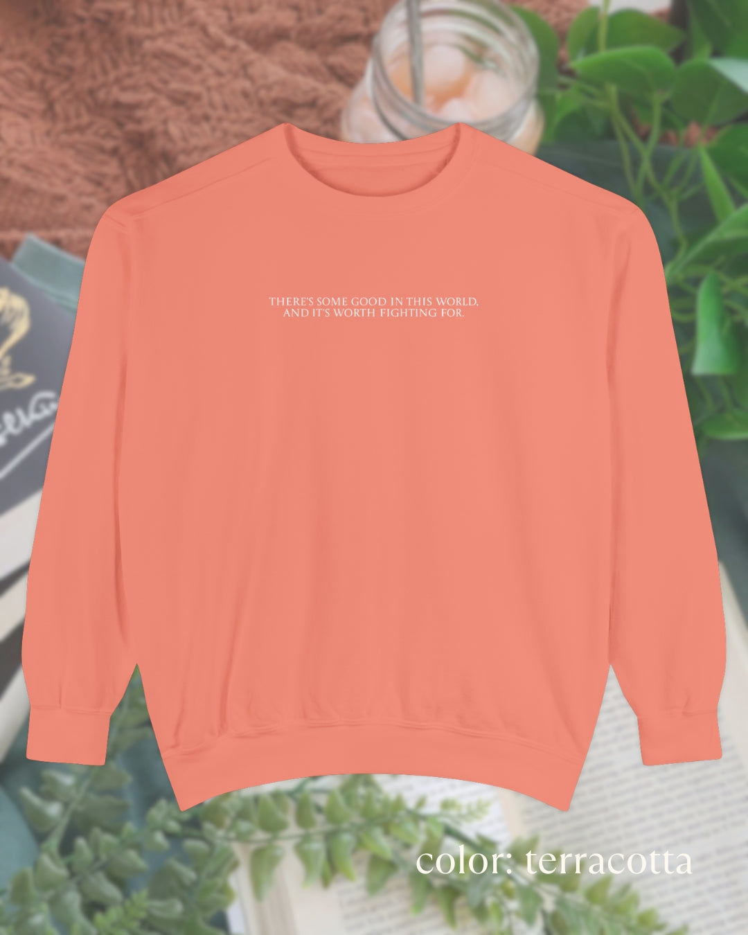 worth fighting for crewneck