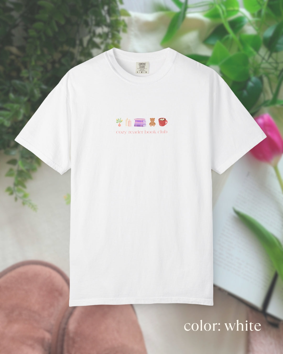 cozy reader tee