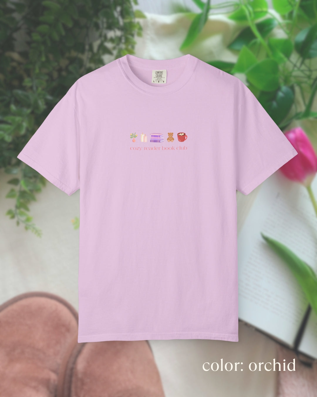 cozy reader tee