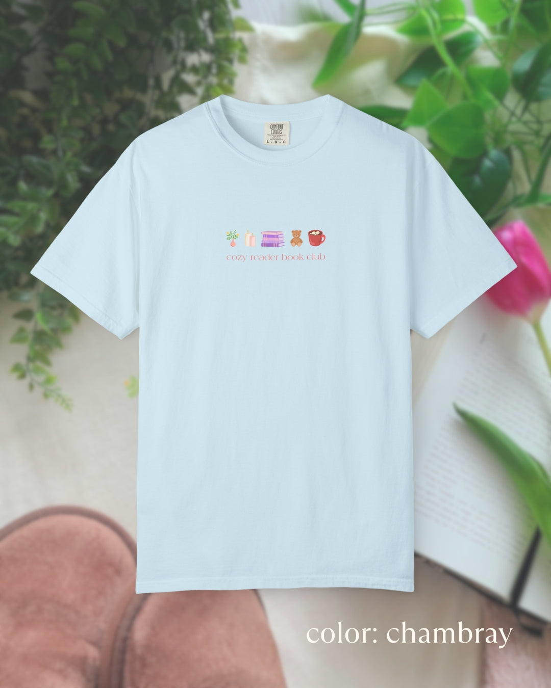 cozy reader tee