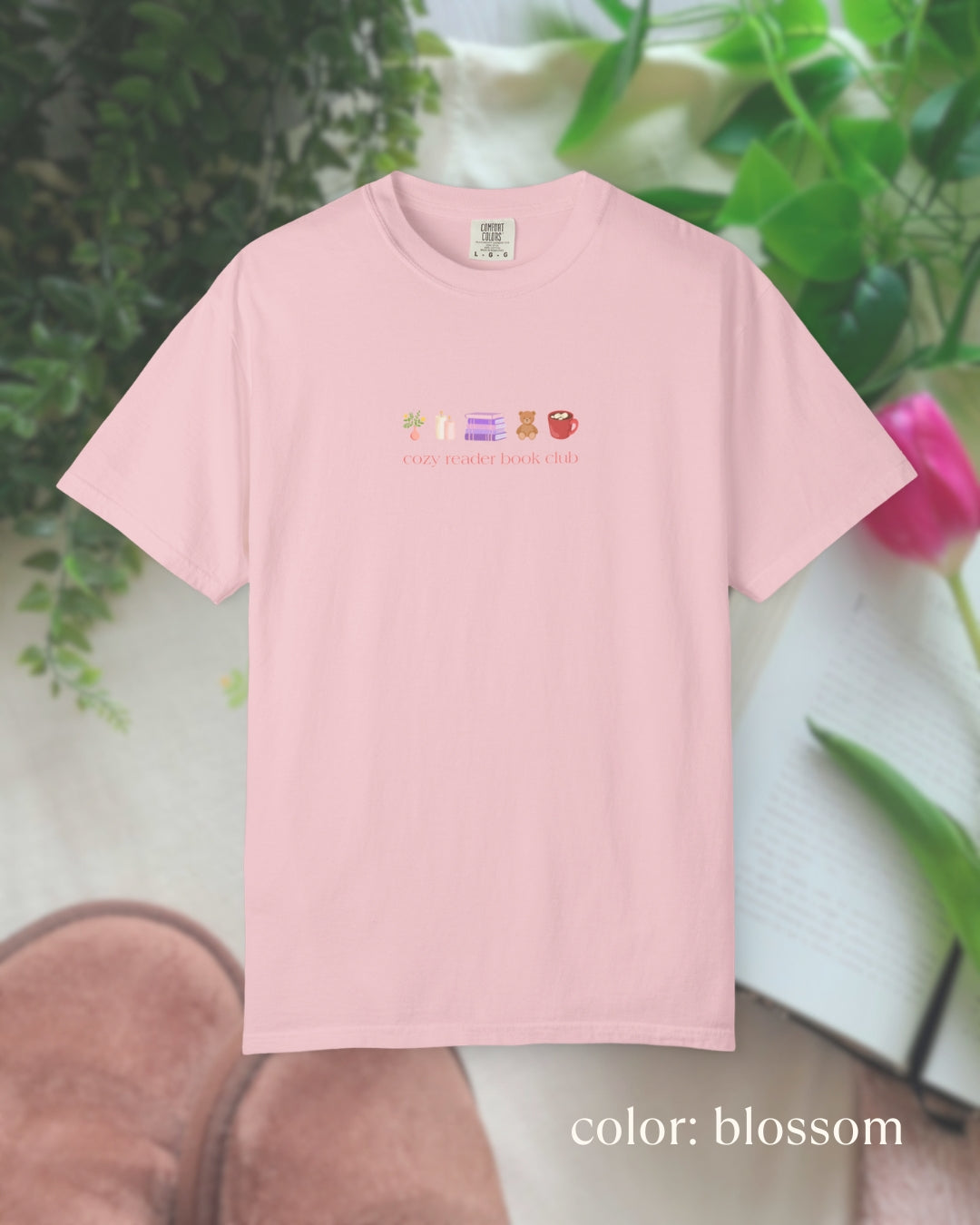 cozy reader tee