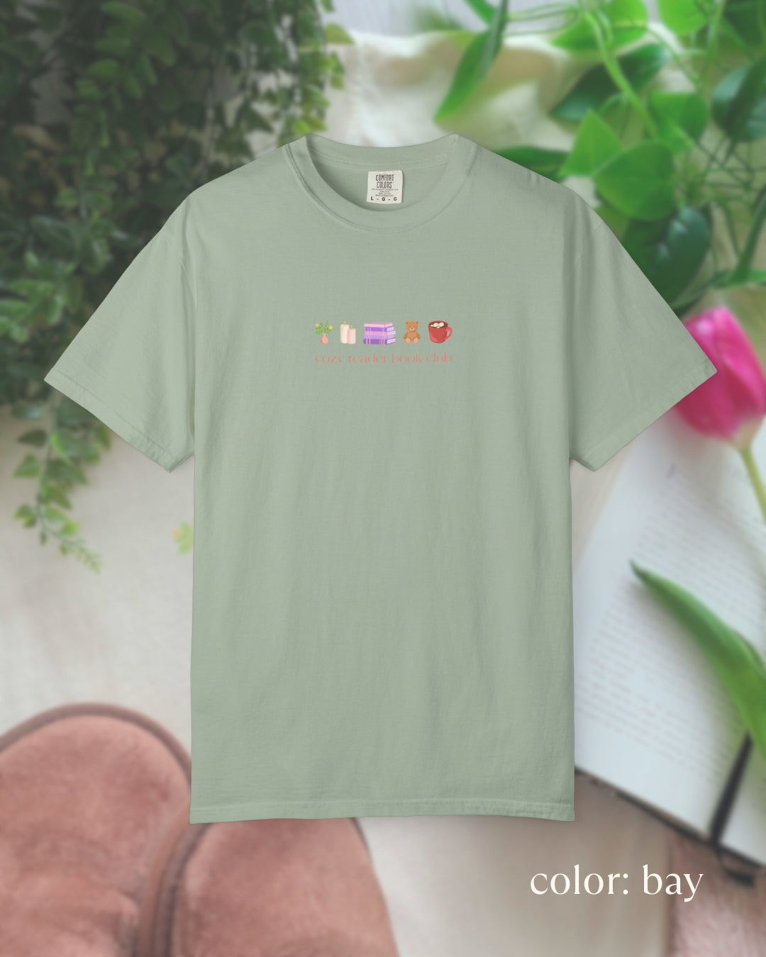 cozy reader tee