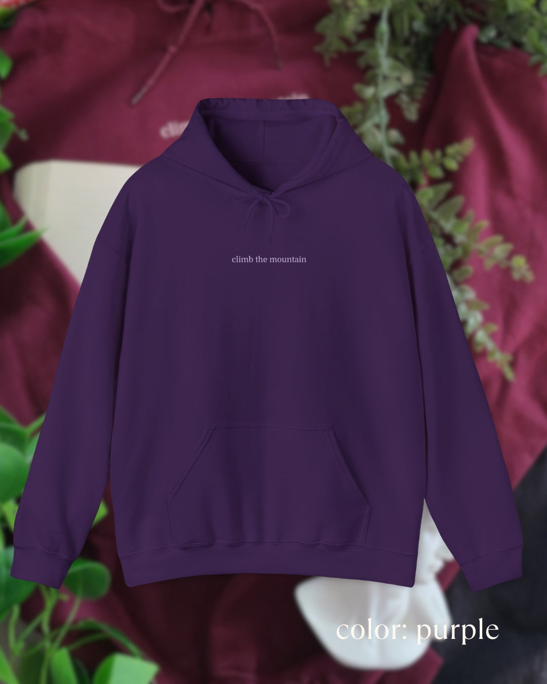 climb the mountain hoodie