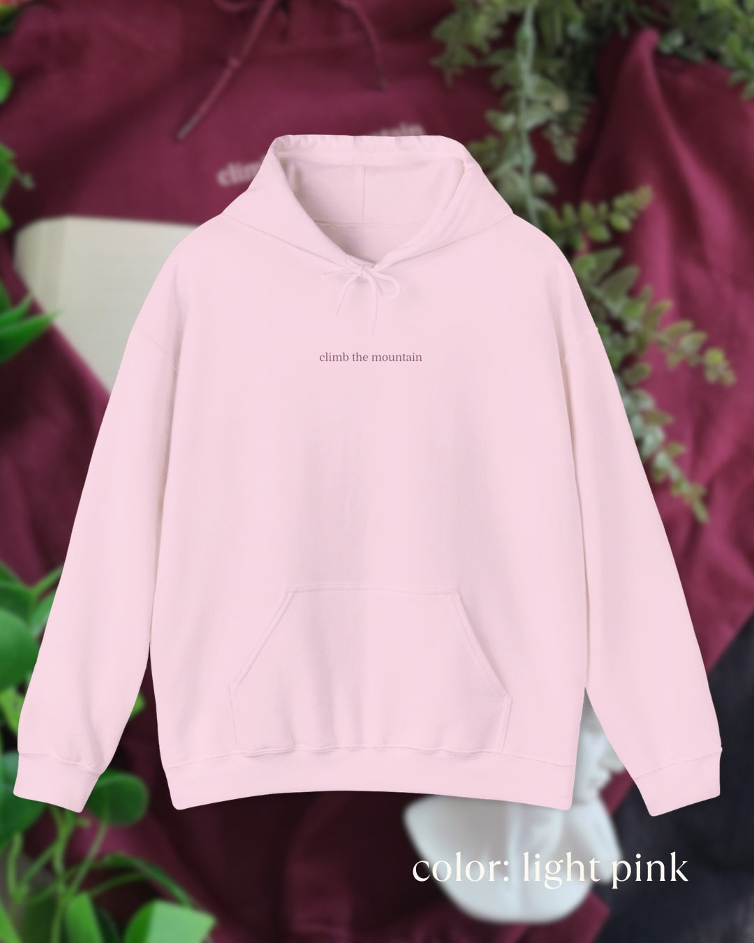 climb the mountain hoodie