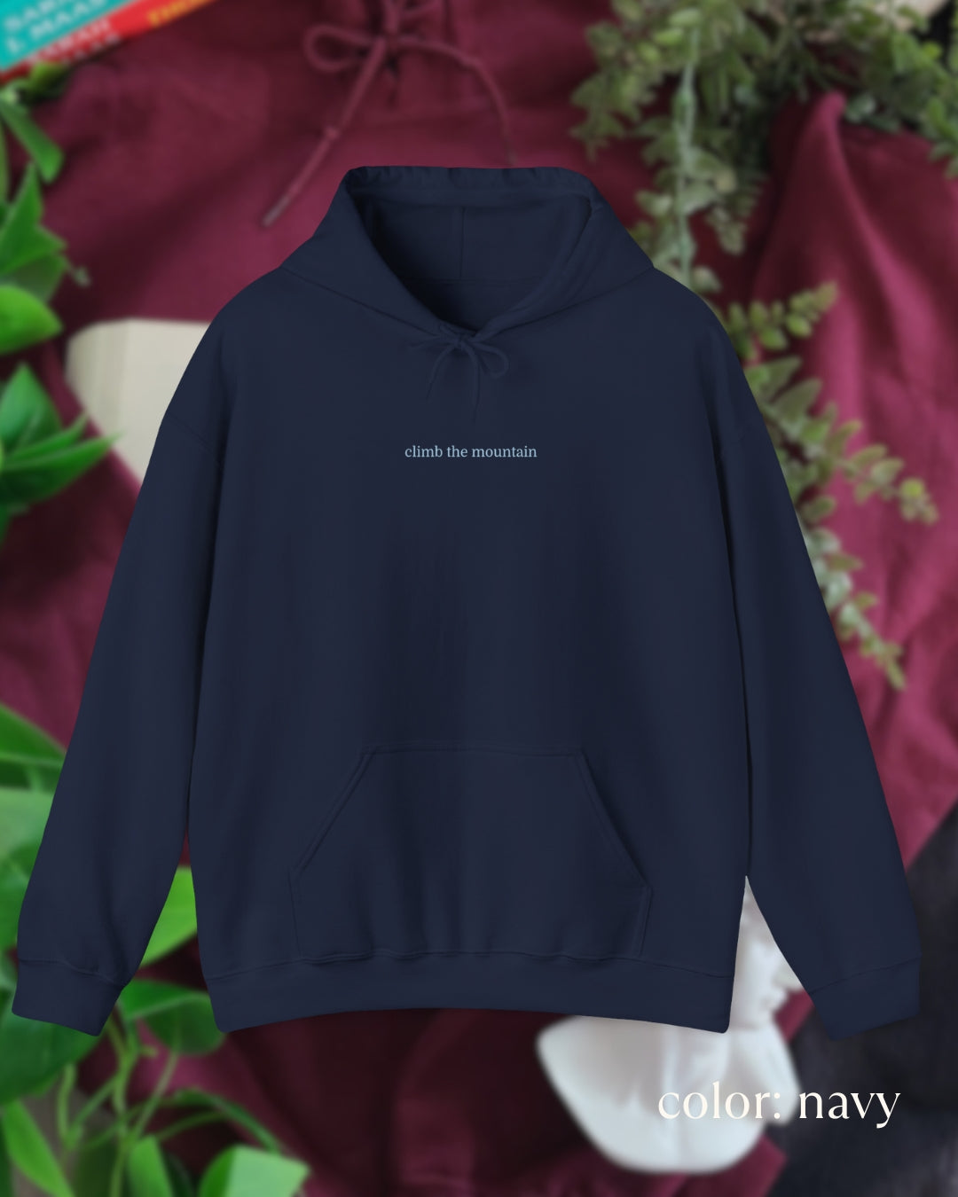 climb the mountain hoodie