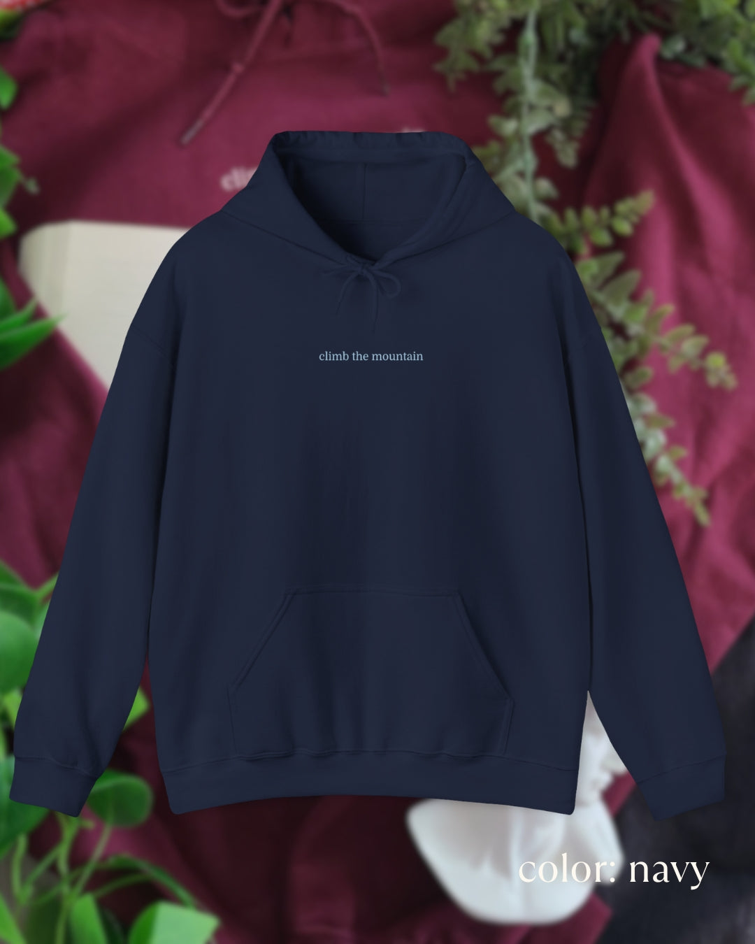climb the mountain hoodie