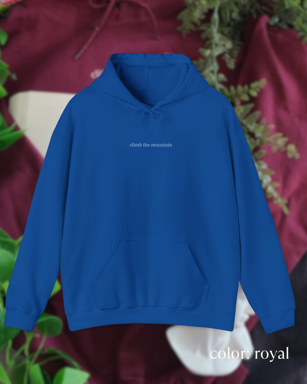 climb the mountain hoodie