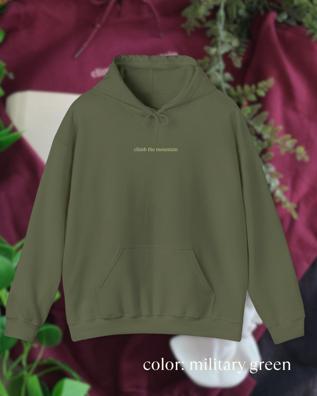 climb the mountain hoodie