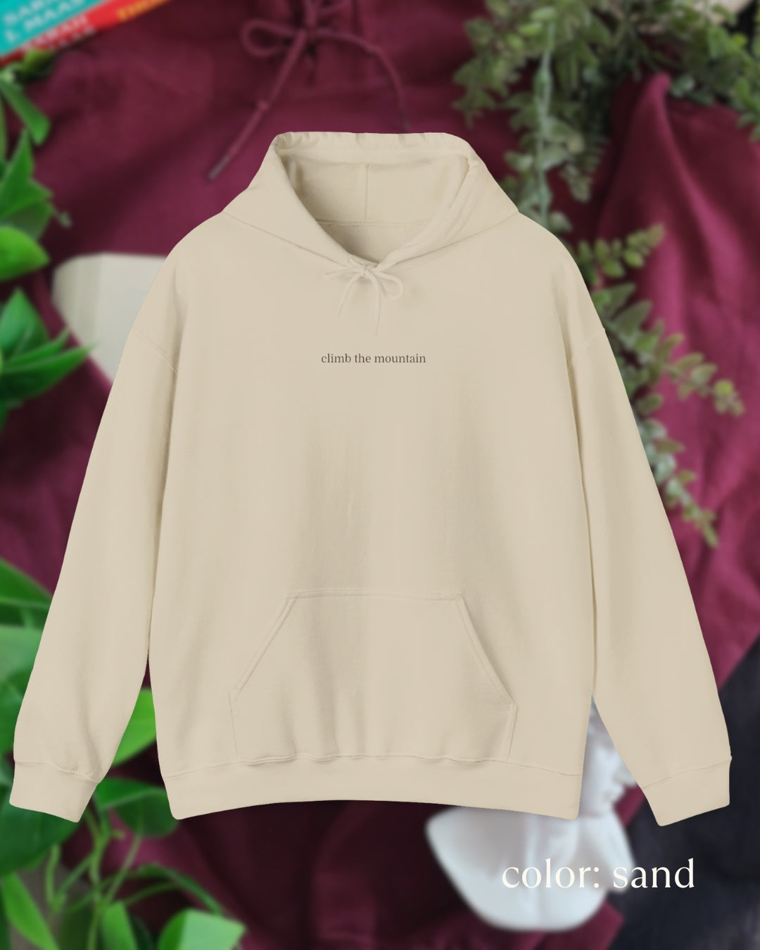 climb the mountain hoodie