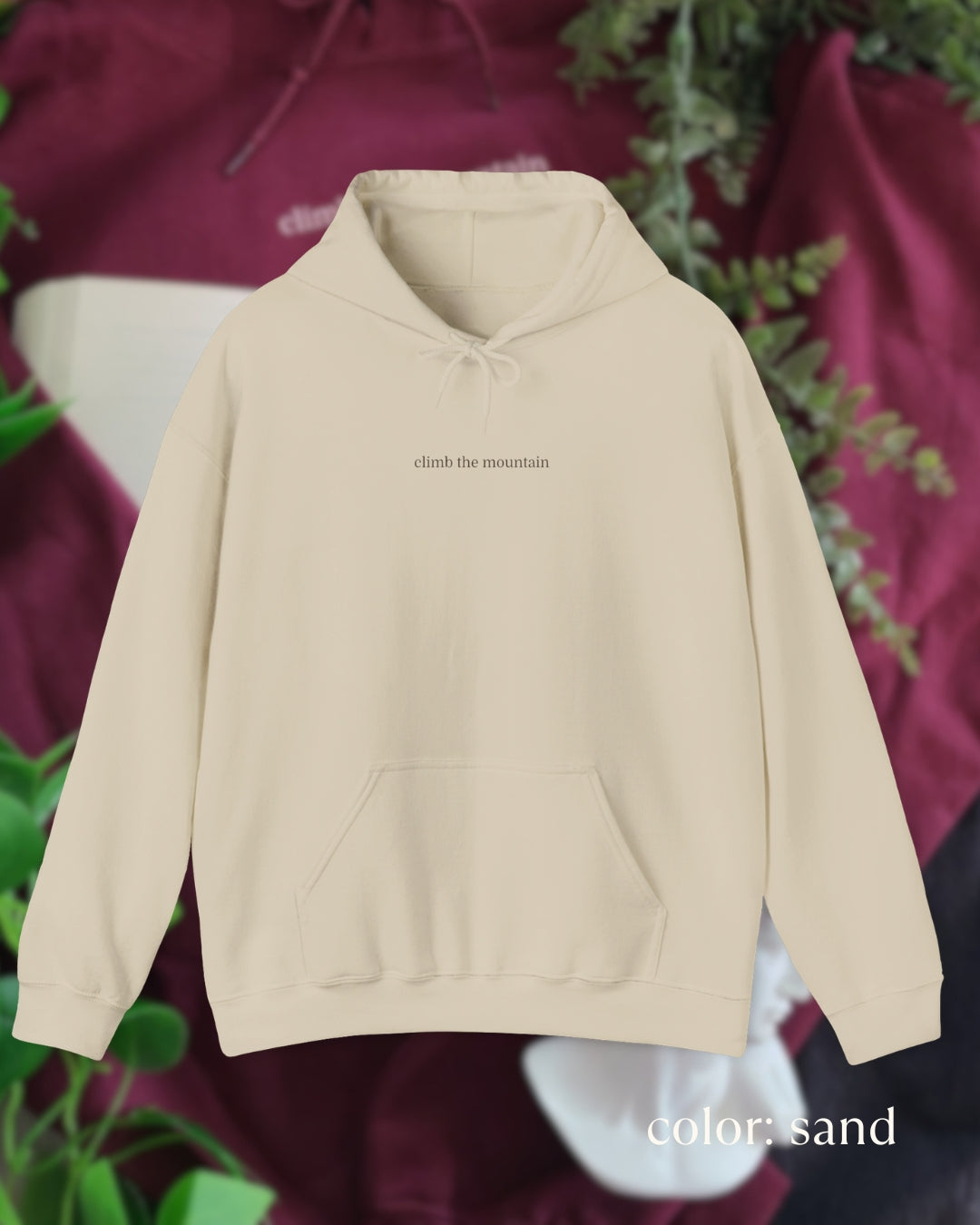 climb the mountain hoodie