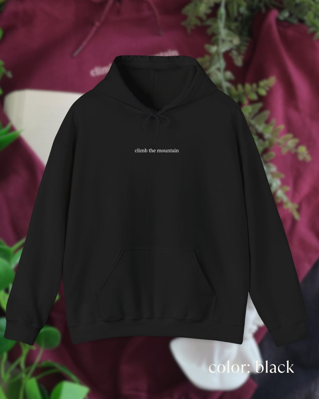 climb the mountain hoodie