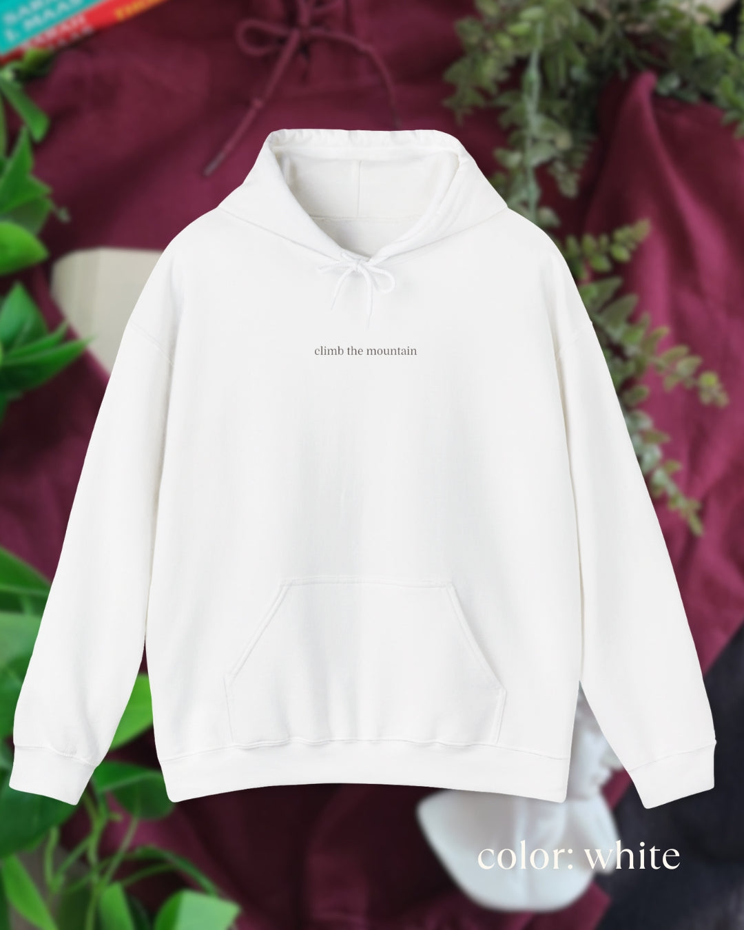 climb the mountain hoodie