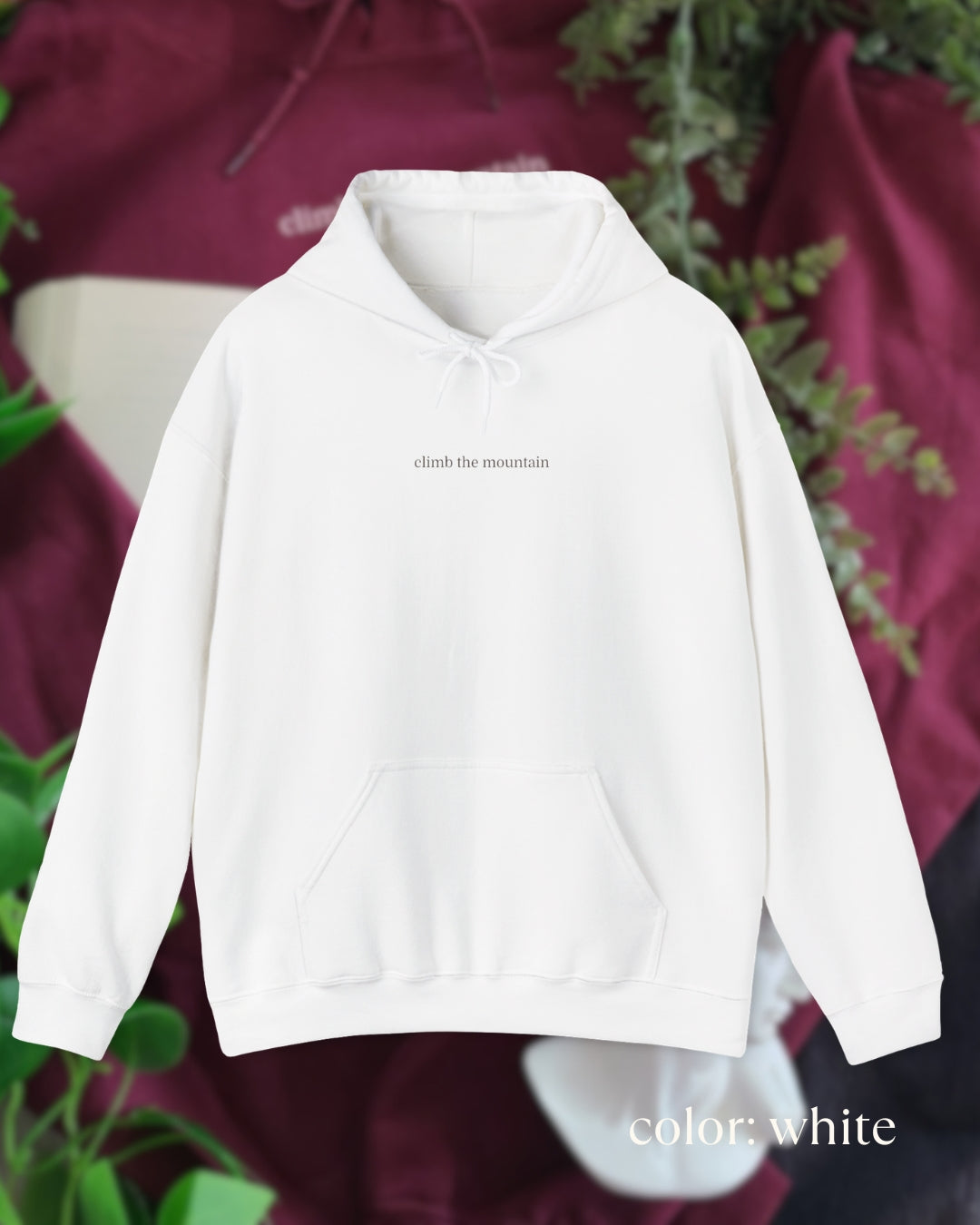 climb the mountain hoodie