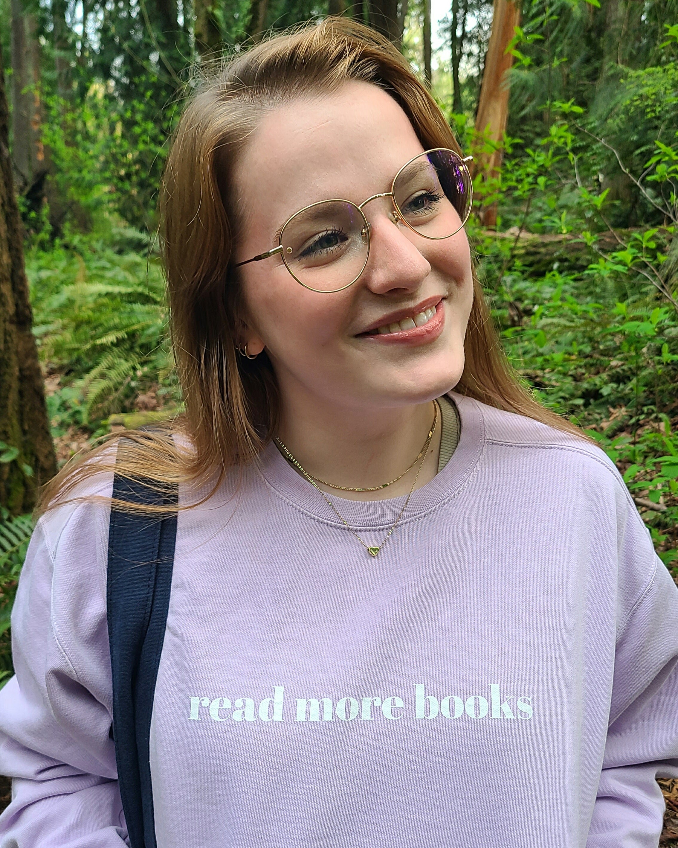 read more books crewneck