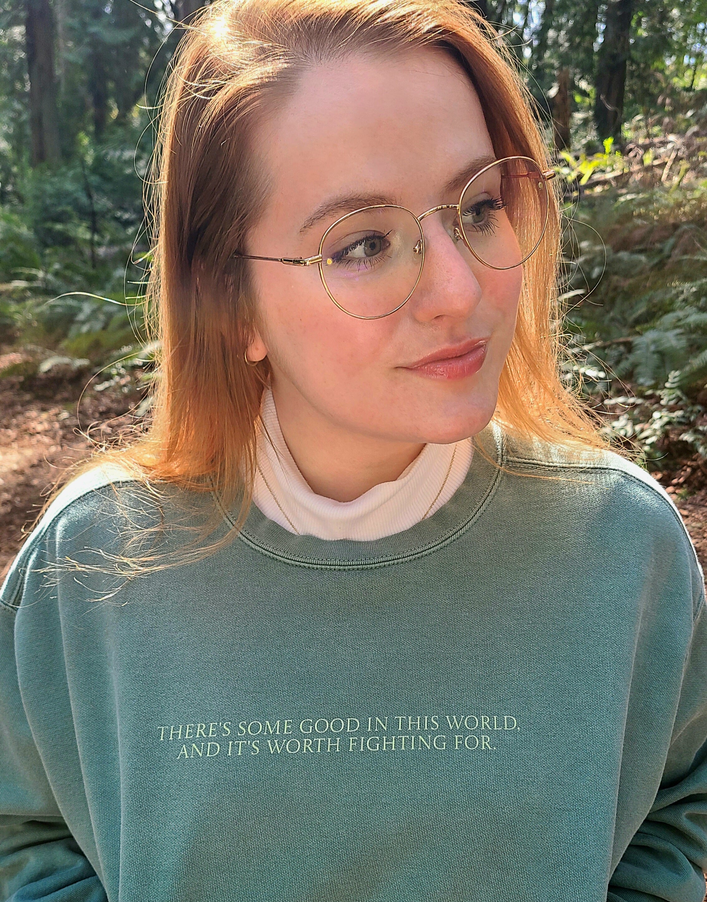 worth fighting for crewneck