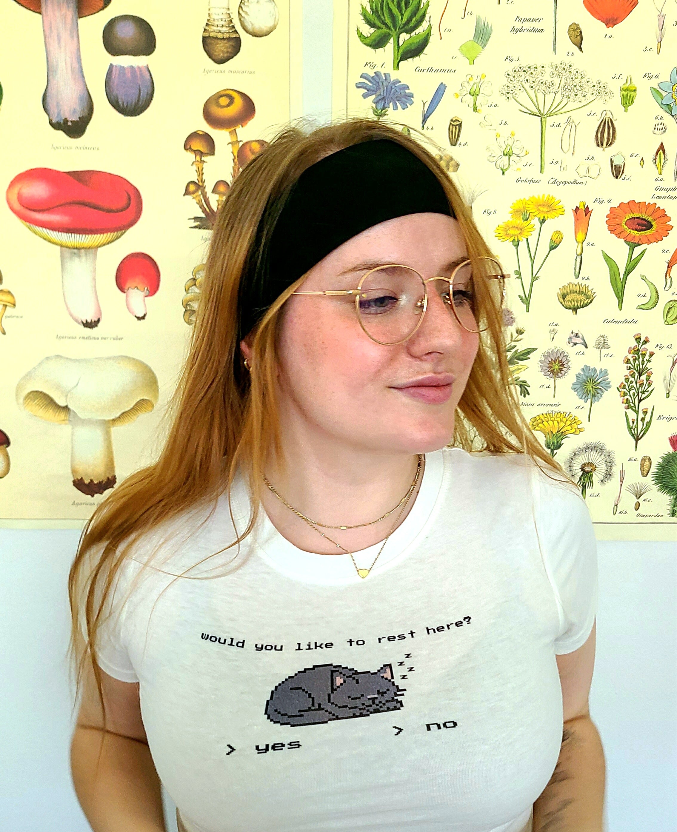 pixel kitty tee