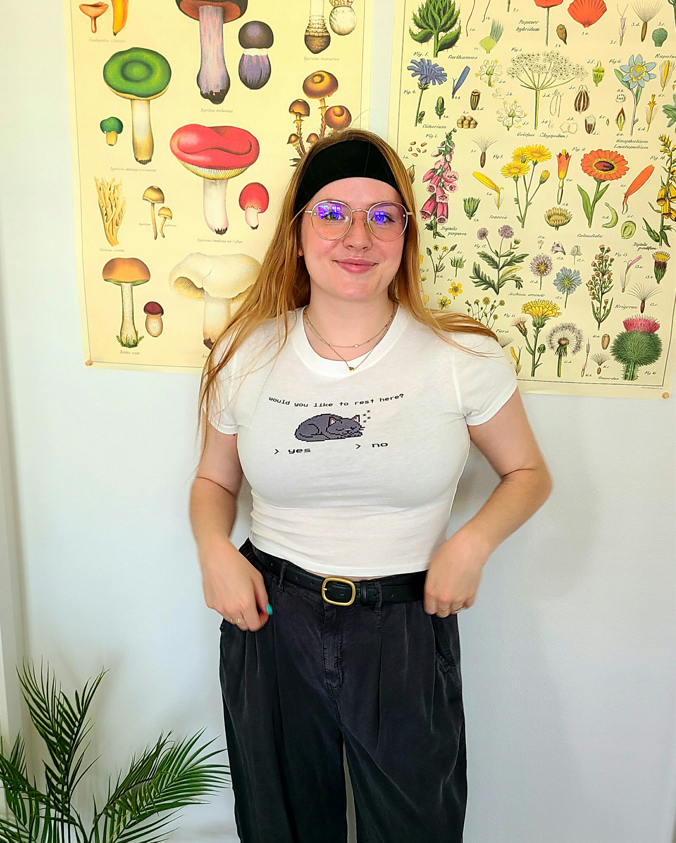pixel kitty tee