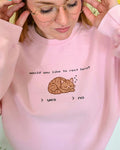 pixel kitty crewneck